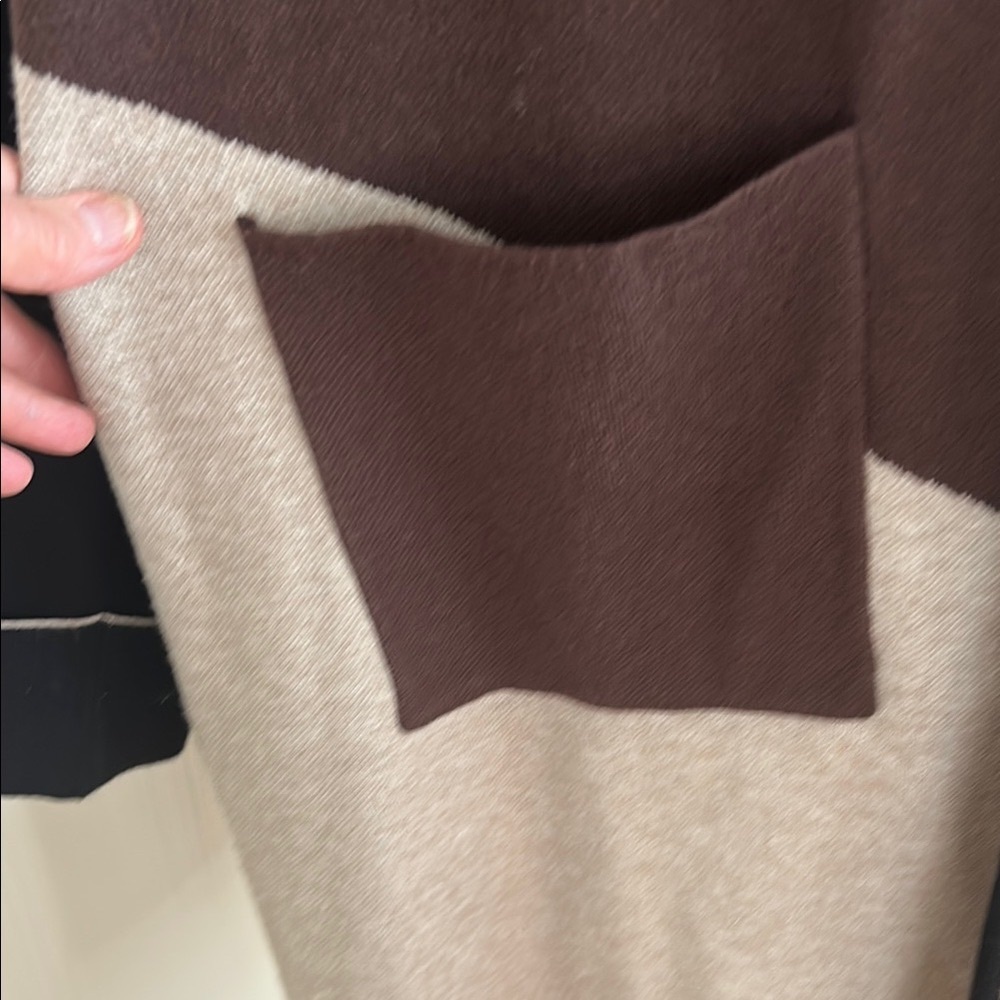 Colorblock Open Front Cardigan - Picture 5 of 8